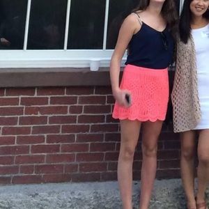 Lilly Pulitzer neon pink skort